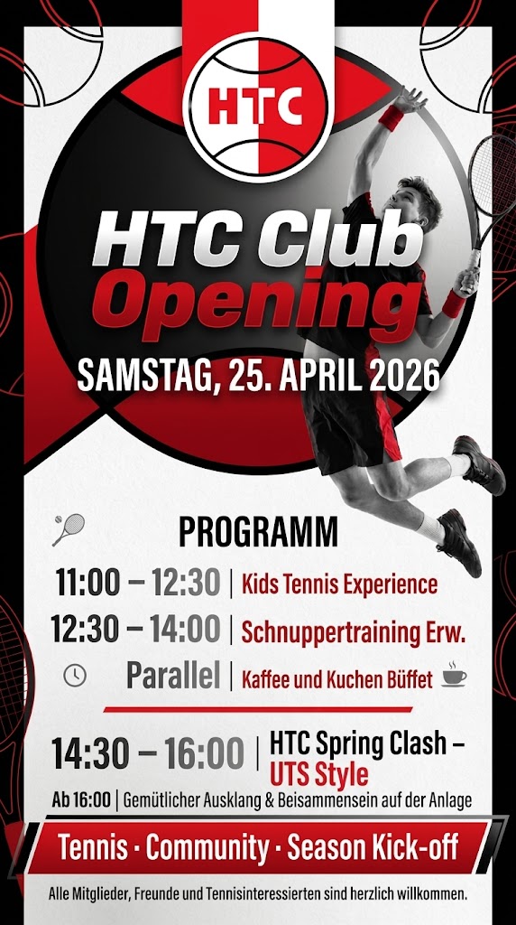 HTC Club Opening 2026 Flyer